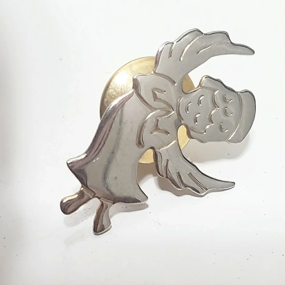 Silver Praying Angel Charm Vintage Angel Wings hand. 🌴